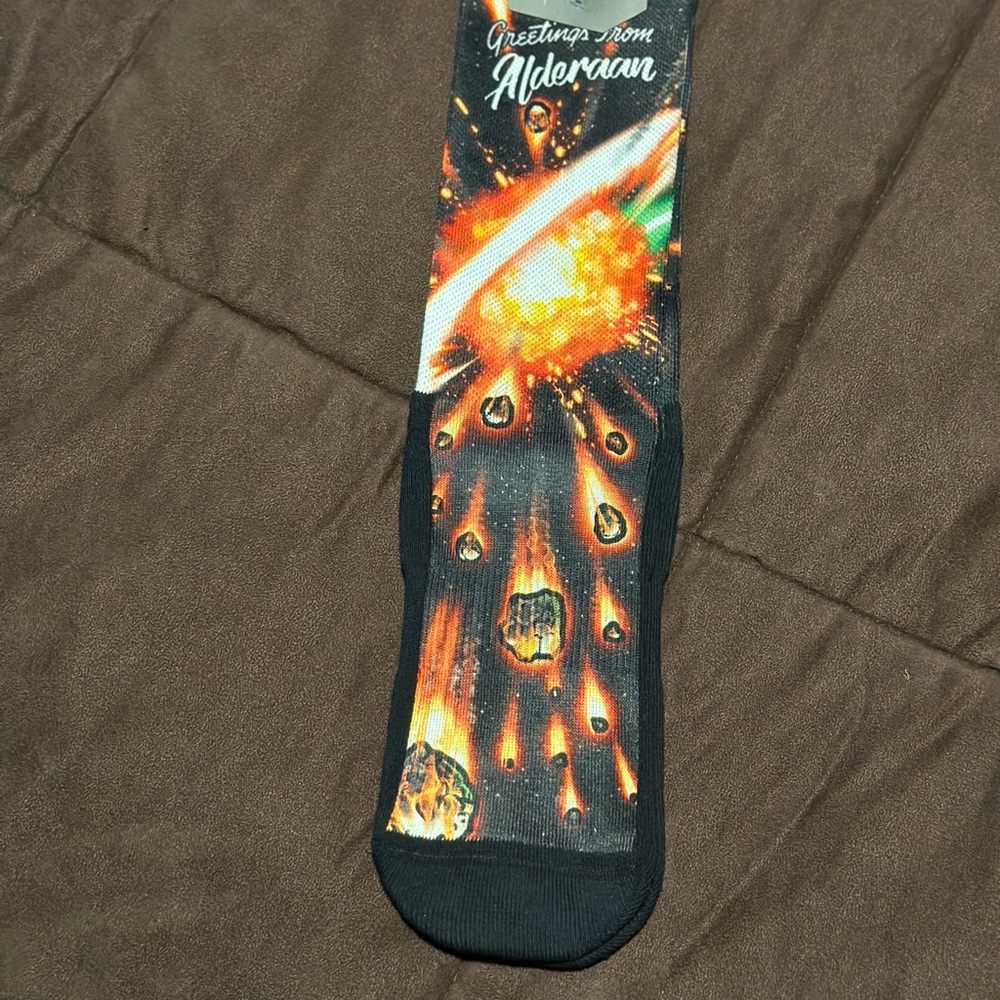 Star Wars Explosive Graphic Alderaaun Socks L